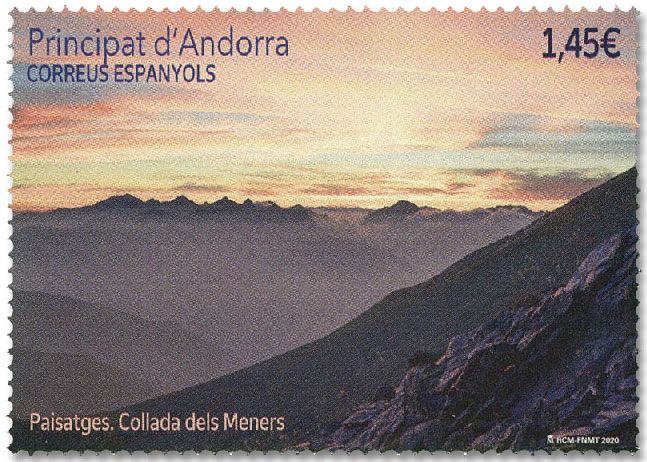 n° 489 - Timbre ANDORRE ESPAGNOL Poste