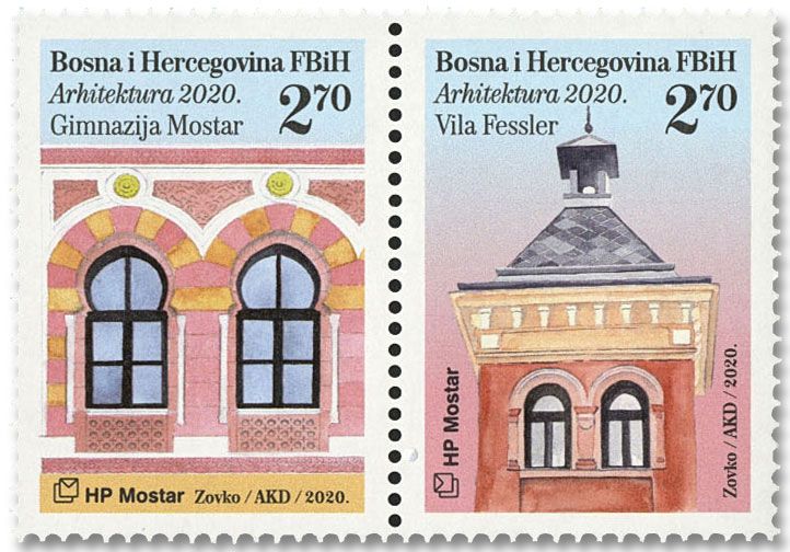 n° 503/504 - Timbre HERCEG-BOSNA Poste