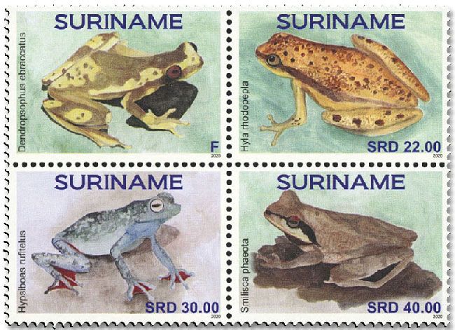 n° 2958/2961 - Timbre SURINAM Poste