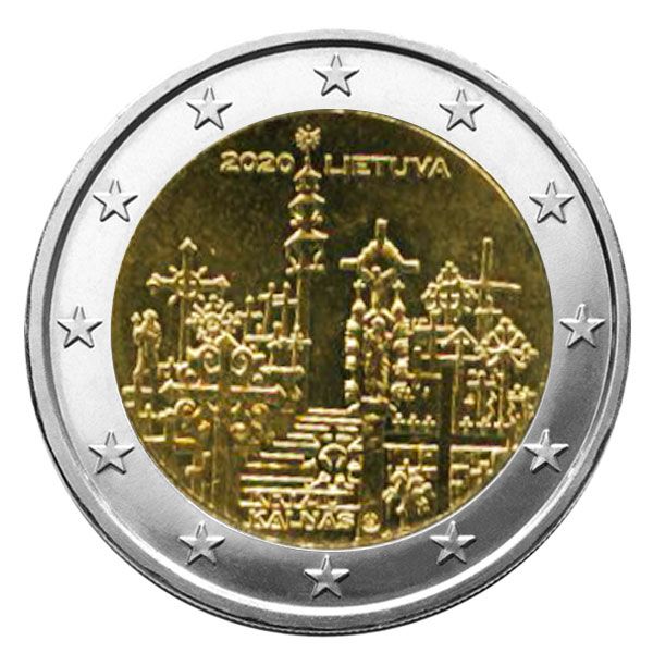 2 EURO COMMEMORATIVE 2020 : LITUANIE (Colline des croix)