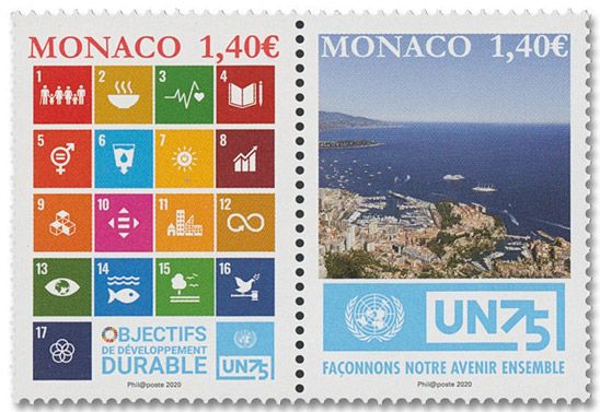 n° 3254/3255 - Timbre Monaco Poste