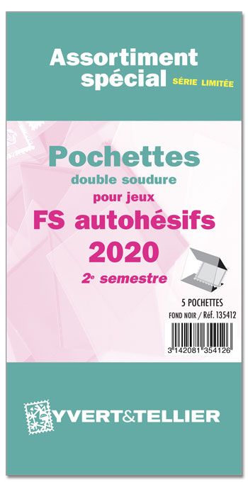 Assortiment de pochettes (double soudure) : 2020 - 2e sem. (Jeux Autoadhésifs)