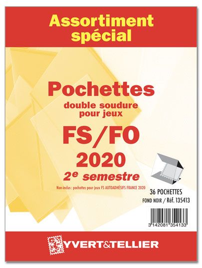 Assortiment de pochettes (double soudure) : 2020 - 2e semestre