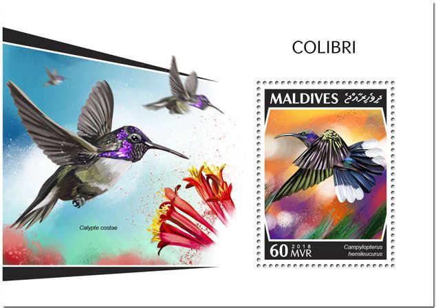 n° 1251 - Timbre MALDIVES Blocs et feuillets