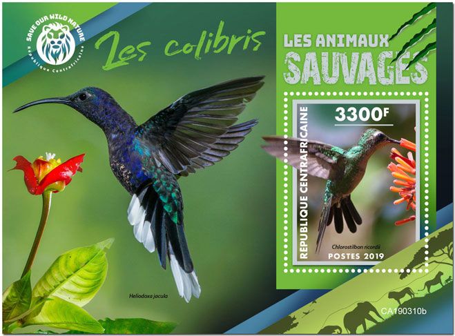 n° 1450 - Timbre CENTRAFRIQUE Blocs et feuillets