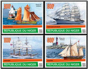 n° F5731/F5734  - Timbre NIGER Poste