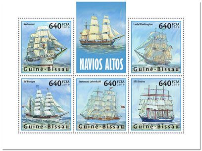 n° 8424/8428 - Timbre GUINEE-BISSAU Poste