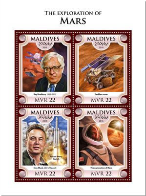 n° 6282/6285 - Timbre MALDIVES Poste