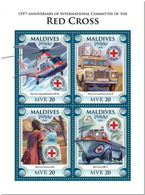 n° 6294/6297 - Timbre MALDIVES Poste