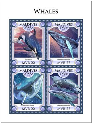 n° 6306/6309 - Timbre MALDIVES Poste