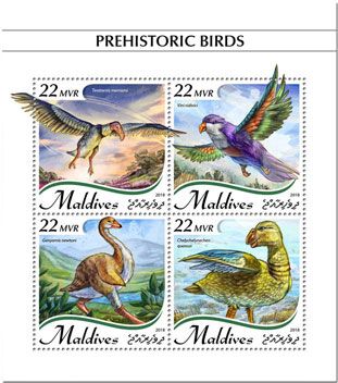 n° 6490/6493 - Timbre MALDIVES Poste