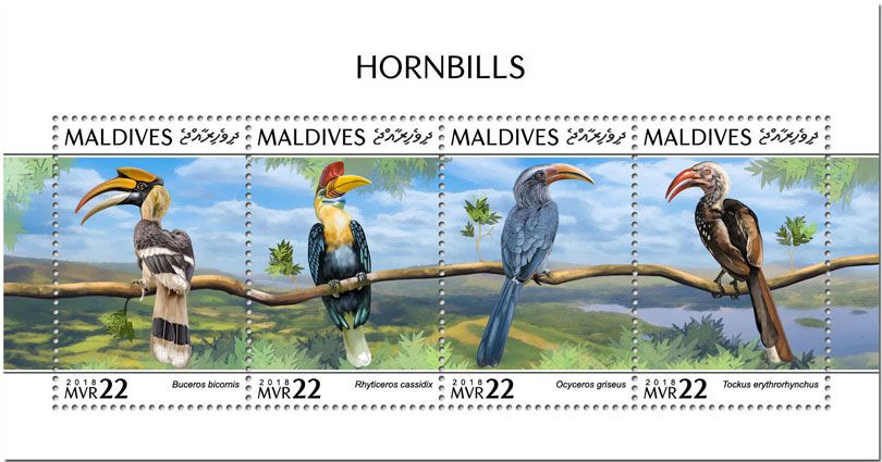 n° 6526/6529 - Timbre MALDIVES Poste