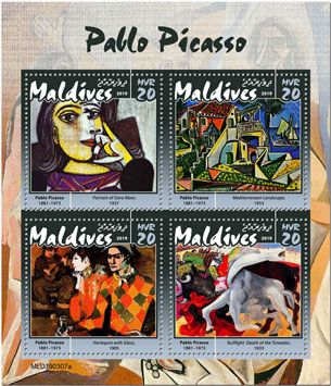 n° 6819/6822 - Timbre MALDIVES Poste