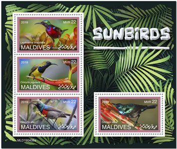 n° 6877/6880 - Timbre MALDIVES Poste