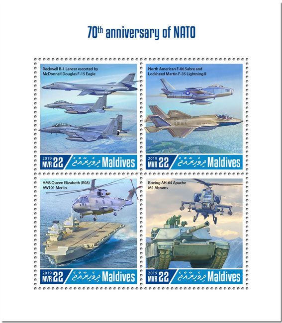 n° 6901/6904 - Timbre MALDIVES Poste