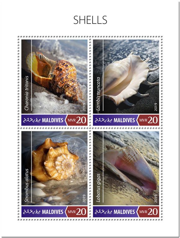 n° 6944/6947 - Timbre MALDIVES Poste