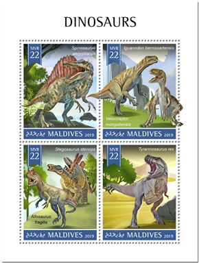 n° 6964/6967 - Timbre MALDIVES Poste