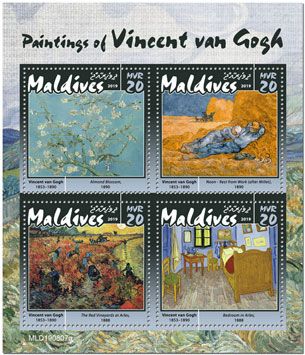 n° 7125/7128 - Timbre MALDIVES Poste