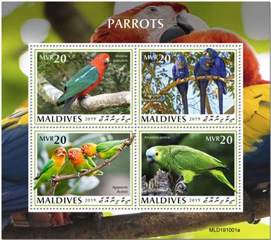 n° 7161/7164  - Timbre MALDIVES Poste