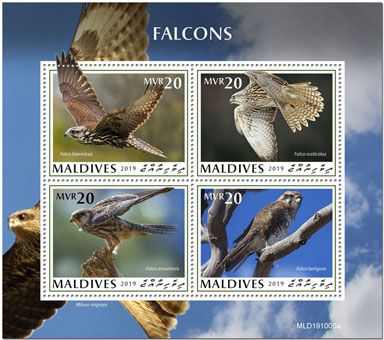 n° 7177/7180  - Timbre MALDIVES Poste