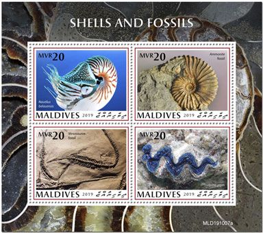 n° 7185/7188  - Timbre MALDIVES Poste