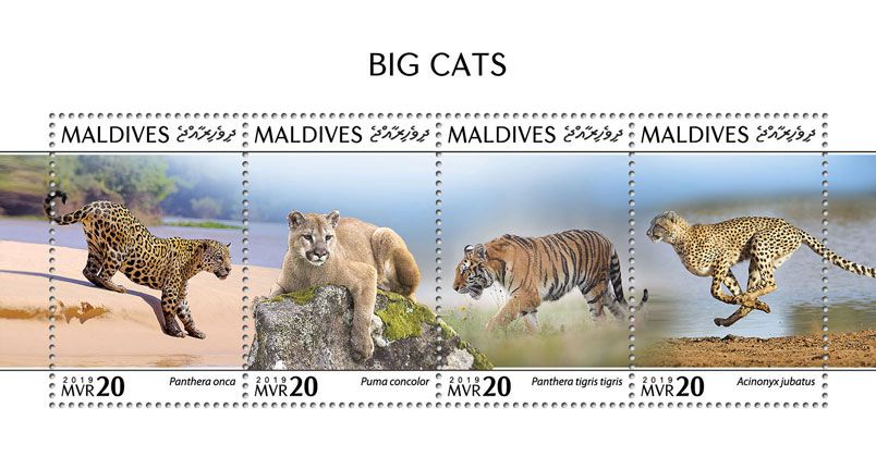 n° 7253/7256  - Timbre MALDIVES Poste