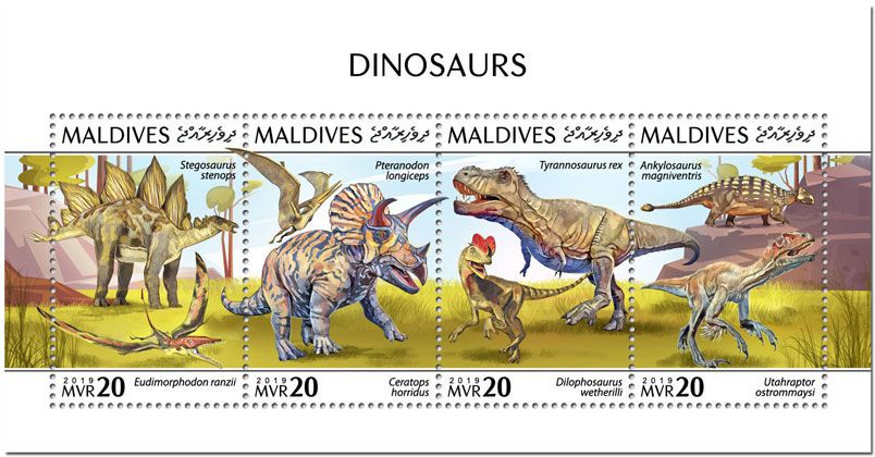 n° 7261/7264  - Timbre MALDIVES Poste