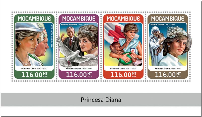 n° 7818/7821 - Timbre MOZAMBIQUE Poste