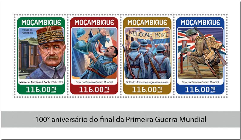 n° 7834/7837 - Timbre MOZAMBIQUE Poste