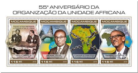 n° 8038/8041 - Timbre MOZAMBIQUE Poste