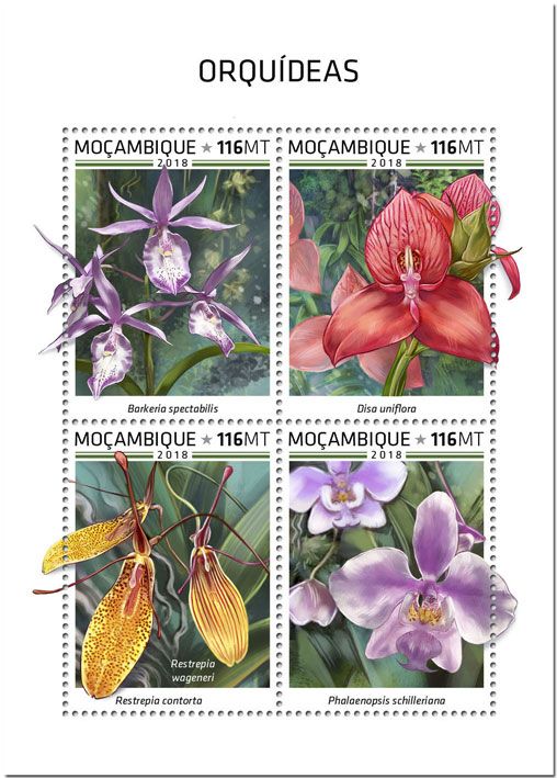 n° 8042/8045 - Timbre MOZAMBIQUE Poste