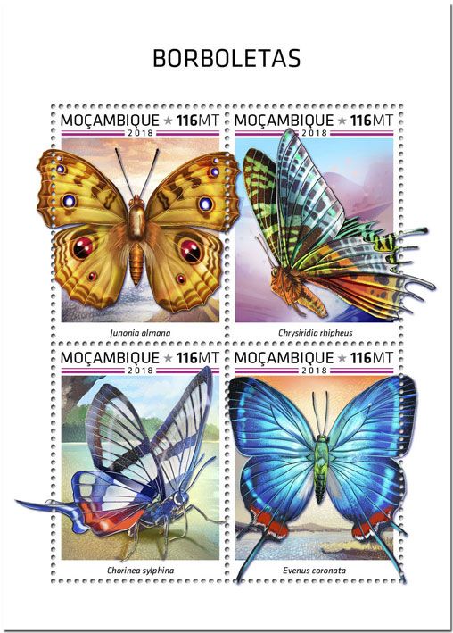 n° 8058/8061 - Timbre MOZAMBIQUE Poste