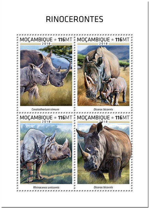 n° 8142/8145 - Timbre MOZAMBIQUE Poste