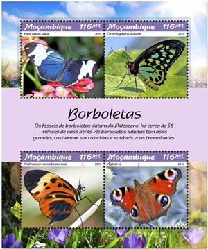 n° 8207/8210 - Timbre MOZAMBIQUE Poste