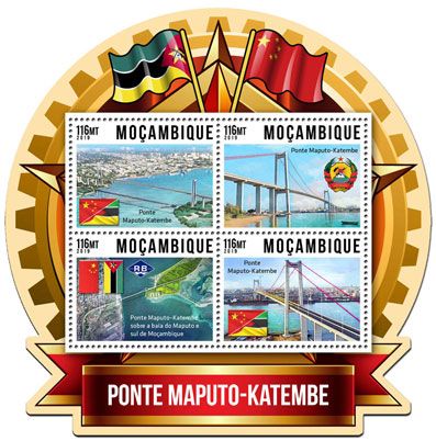 n° 8275/8278 - Timbre MOZAMBIQUE Poste