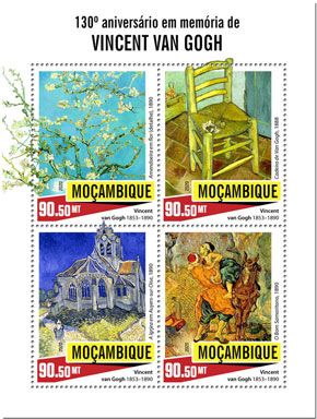 n° 8850/8853  - Timbre MOZAMBIQUE Poste