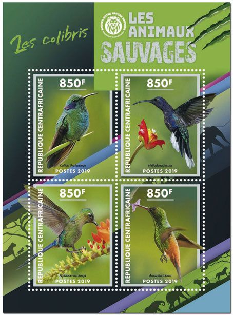 n° 6248/6251 - Timbre CENTRAFRIQUE Poste