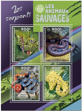 n° 6358/6361 - Timbre CENTRAFRIQUE Poste