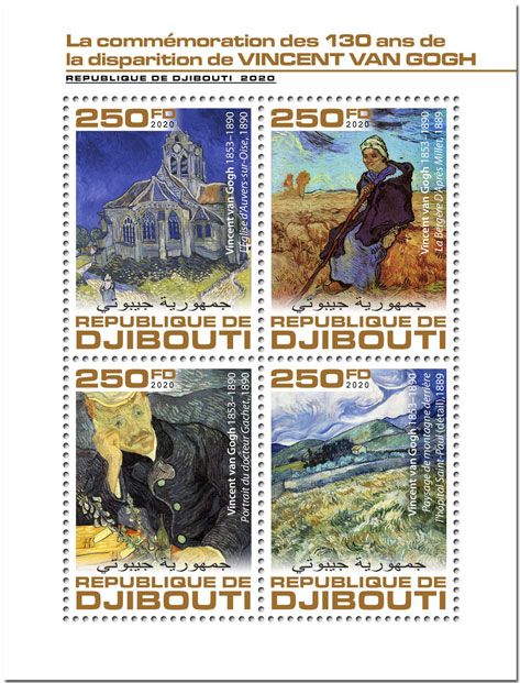 n° 2980/2983  - Timbre DJIBOUTI Poste