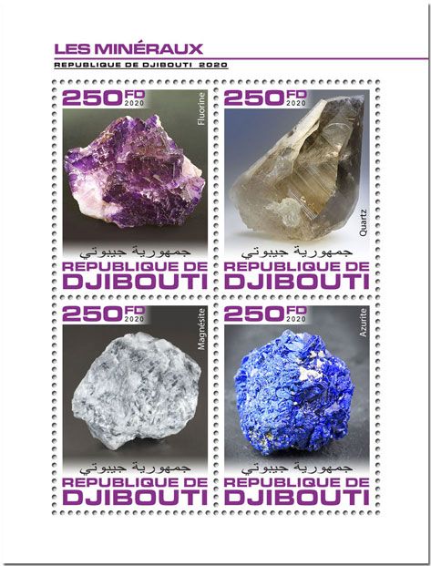 n° 2988/2991  - Timbre DJIBOUTI Poste