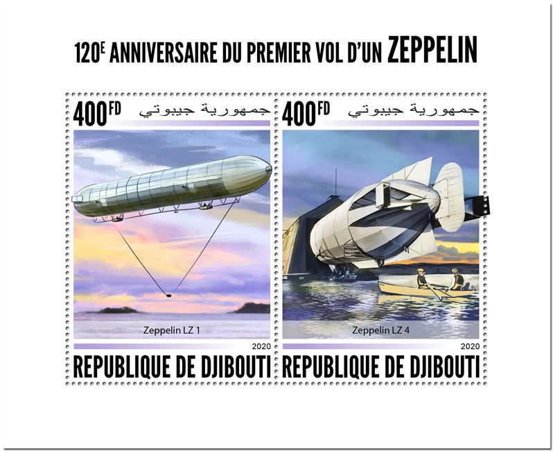 n° 3043/3044  - Timbre DJIBOUTI Poste