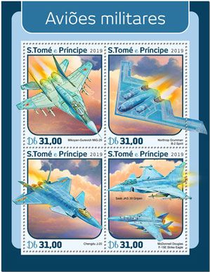 n° 6498/6501 - Timbre SAINT-THOMAS ET PRINCE Poste