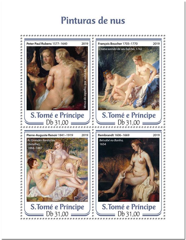 n° 6743/6746 - Timbre SAINT-THOMAS ET PRINCE Poste