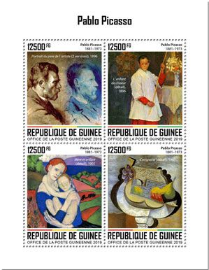 n° 10127/10130 - Timbre GUINEE Poste