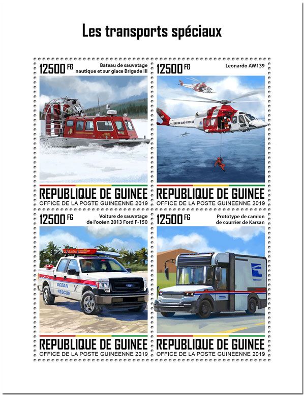 n° 10211/10214 - Timbre GUINEE Poste