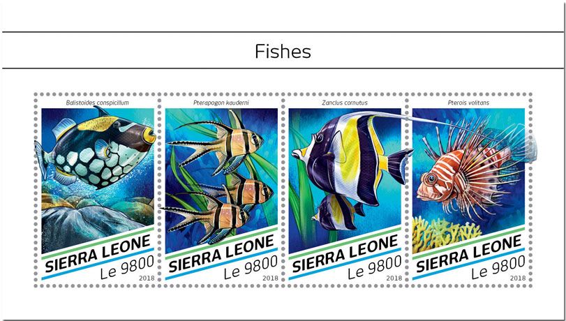 n° 8013/8016 - Timbre SIERRA LEONE Poste