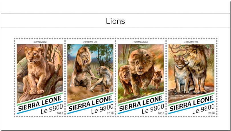 n° 8037/8040 - Timbre SIERRA LEONE Poste