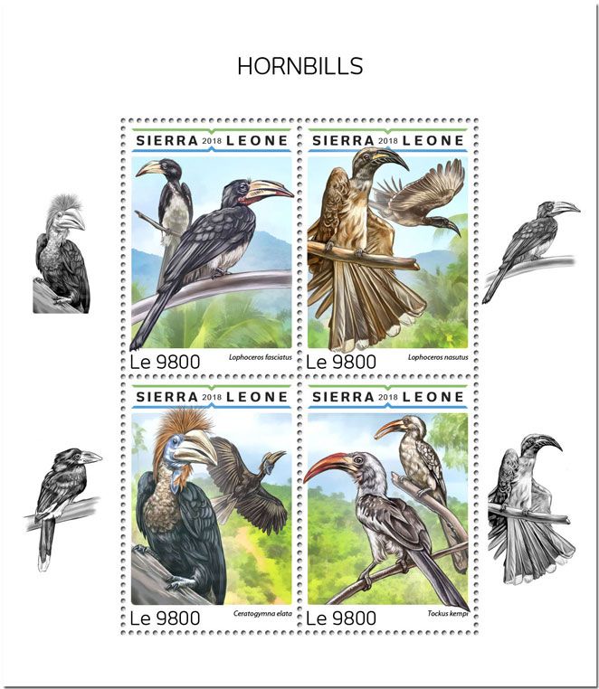 n° 8118/8121 - Timbre SIERRA LEONE Poste