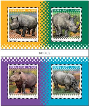 n° 8454/8457 - Timbre SIERRA LEONE Poste