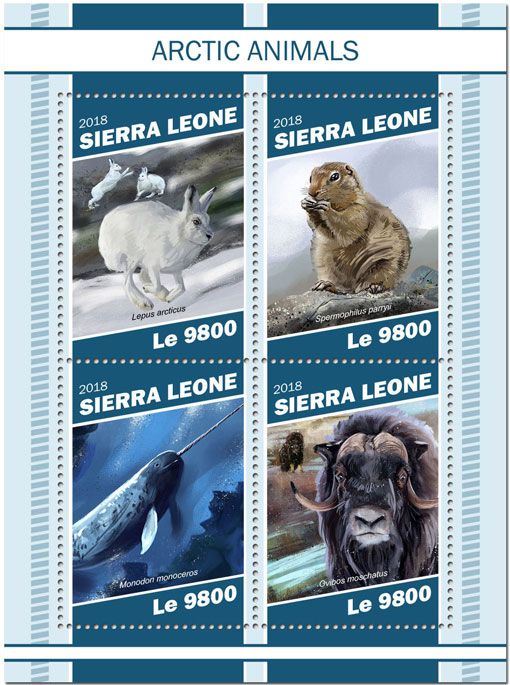 n° 8546/8549 - Timbre SIERRA LEONE Poste